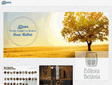 Tablet Screenshot of betania.com.br