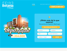 Tablet Screenshot of betania.com.pe